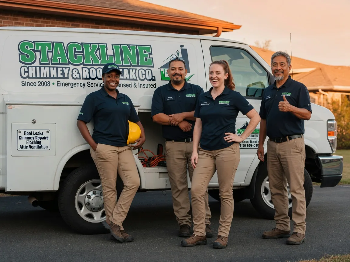 Chimney flashing repair company in Macclesfield, NC